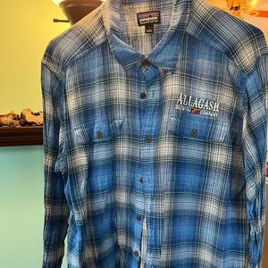 Allagash brewing long sleeve button down size Large. Patagonia.